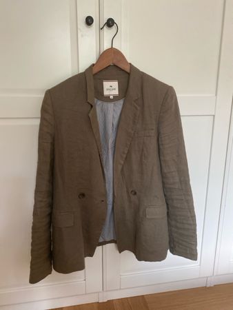 Damen Blazer Paul Kehl braun Leinen Grösse 38 guter Zustand