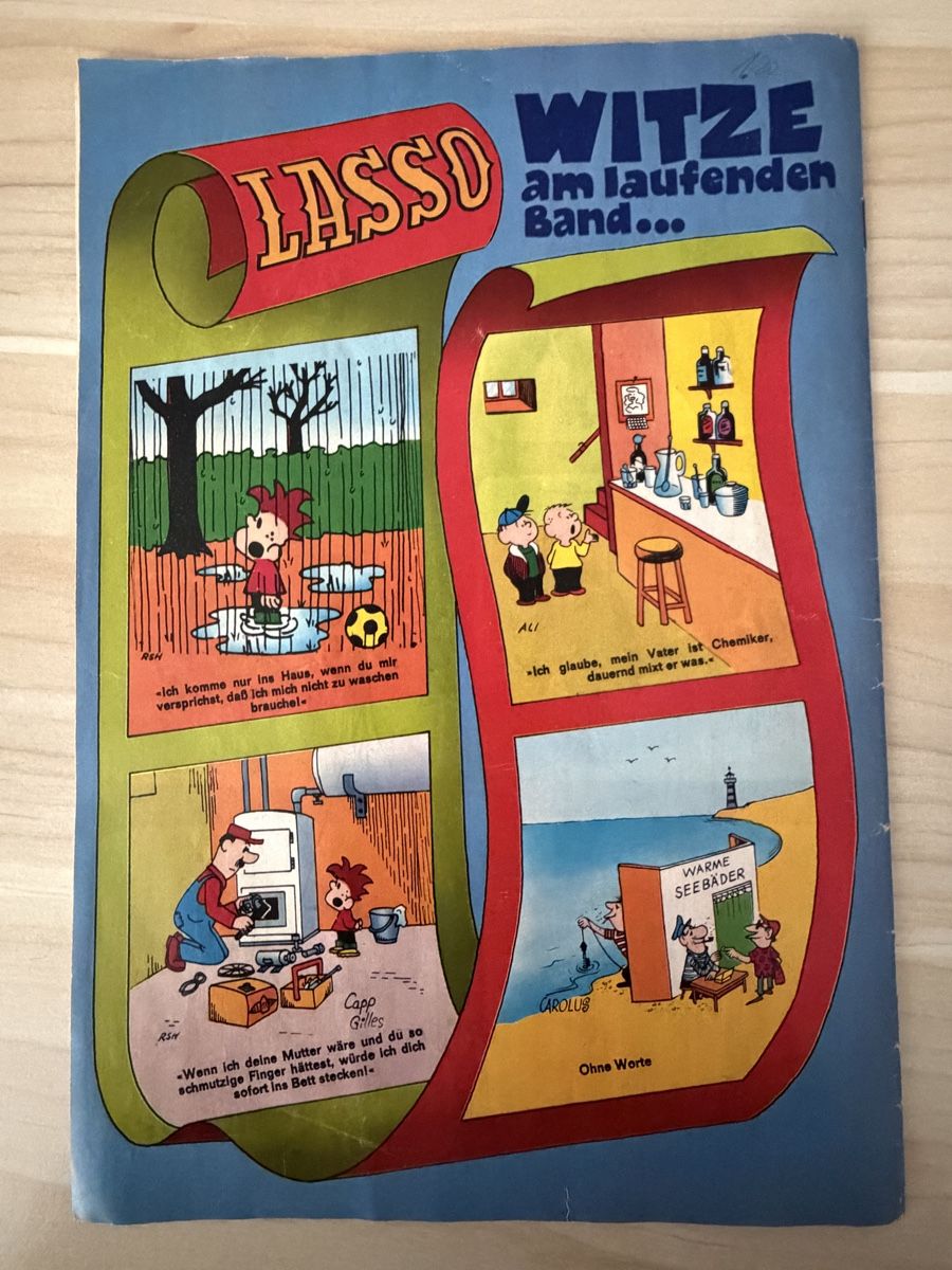 Fumetti: Lasso Band 207, Bastei Comic 1971, schön – Usato da Kehrsatz venduto da Raboy 1