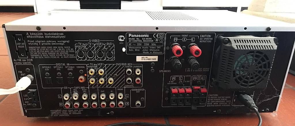 Amplificatori: Ricevitore / amplificatore Panasonic Home Cinema – Usato da Balerna venduto da Luca1234 1
