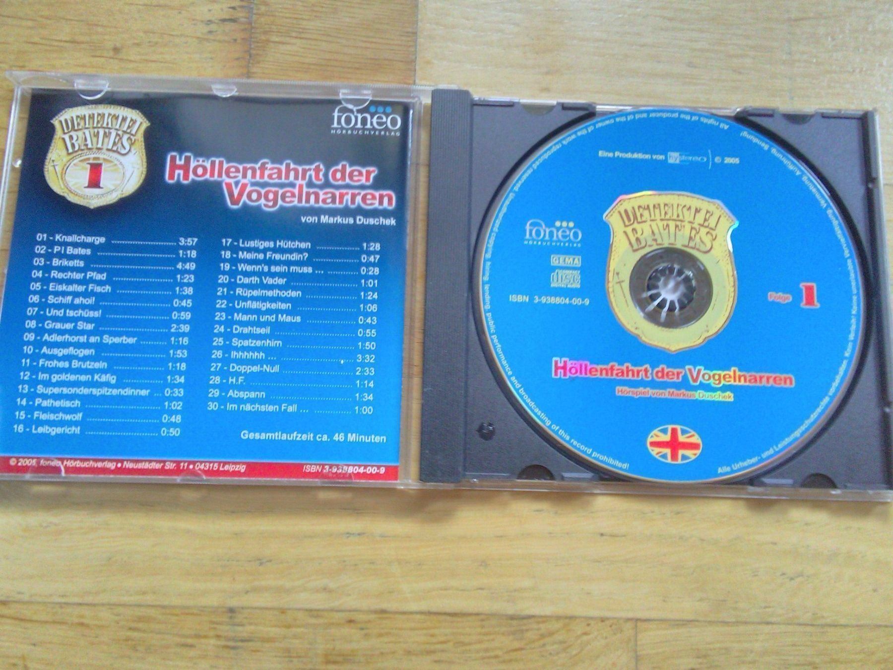 CD: Detektei Bates 1+2     (Markus Duschek) – Usato da St.Galllen venduto da elkaphone 3