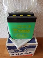 6 Volt Motorradbatterie, 6N6-1D-2, Yuasa, neu! Auch SA / SO!