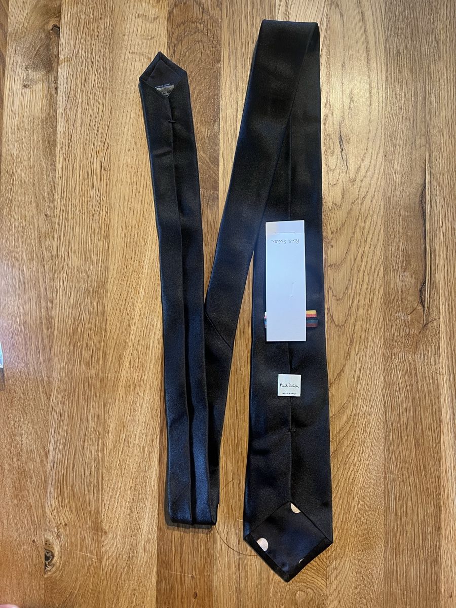 Paul Smith Cravatte: Paul Smith Krawatte schwarz – Nuovo e nell'imballaggio originale da Goldingen venduto da Thomas.Perrin 2