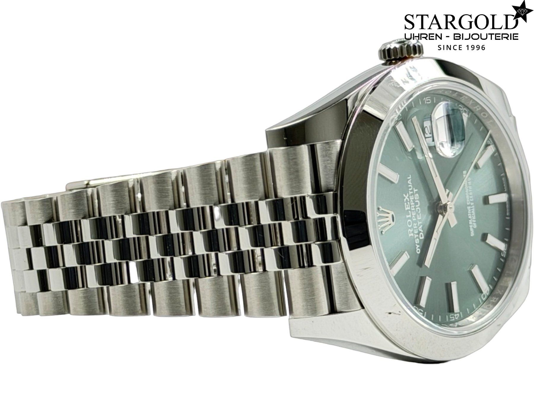 Rolex Orologi: Rolex Datejust 41 grün - 126300 – Usato da Zürich venduto da Stargold-Uhren 5