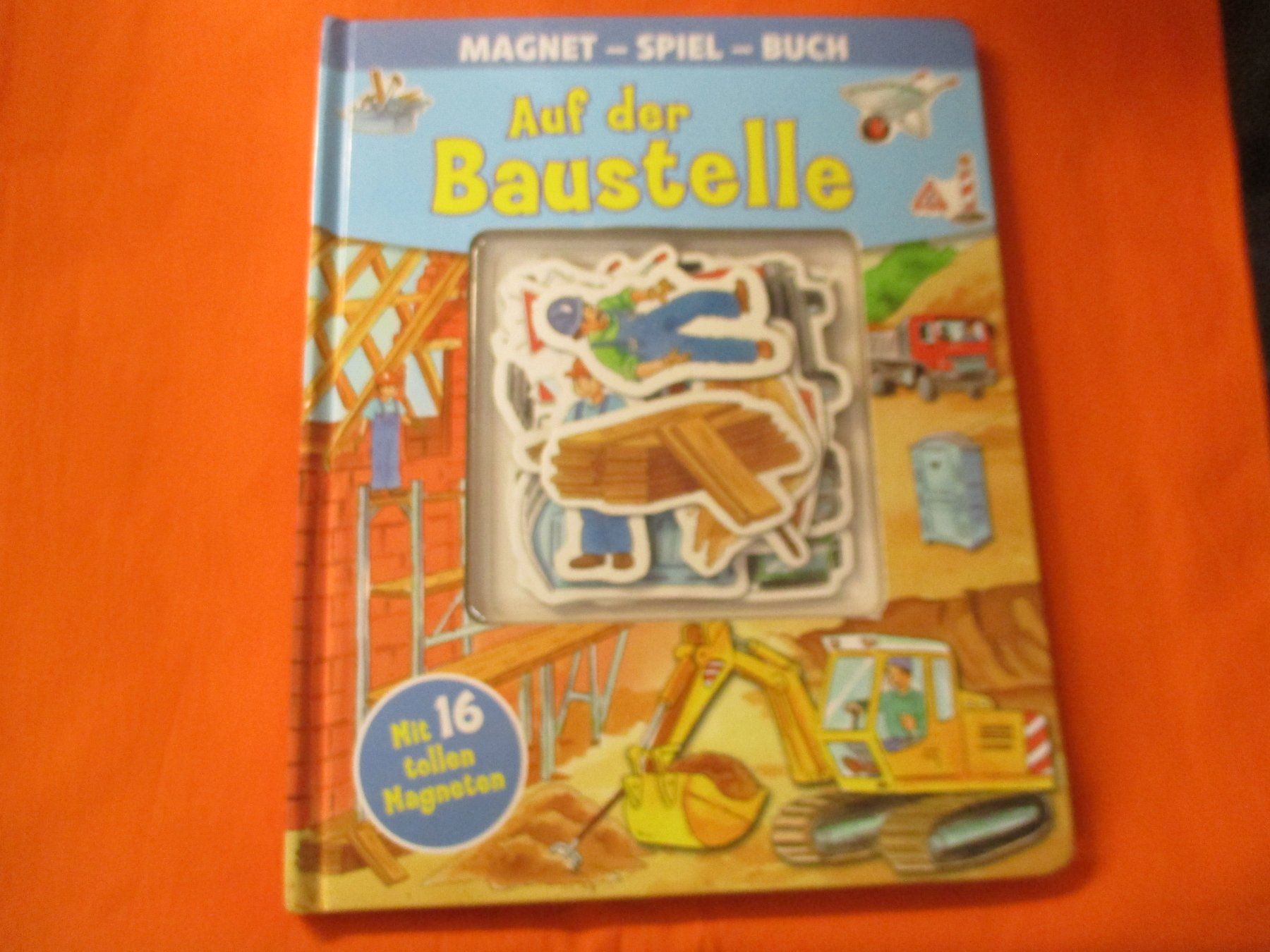 Livres: Magnetbuch Bilderbuch Baustelle – D'occasion à Birsfelden par alles-muss-raus