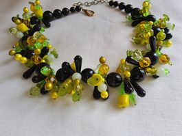 Vintage exclusives buntes Collier Halskette