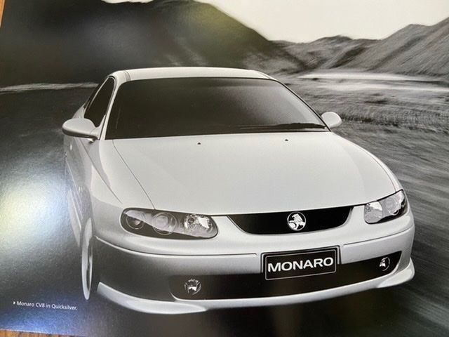 Holden Documenti: HOLDEN MONARO Prestige-Grossformat Prospekt 2001 / 2002  AUS – Usato da Langenthal venduto da Andreasdavidk 2