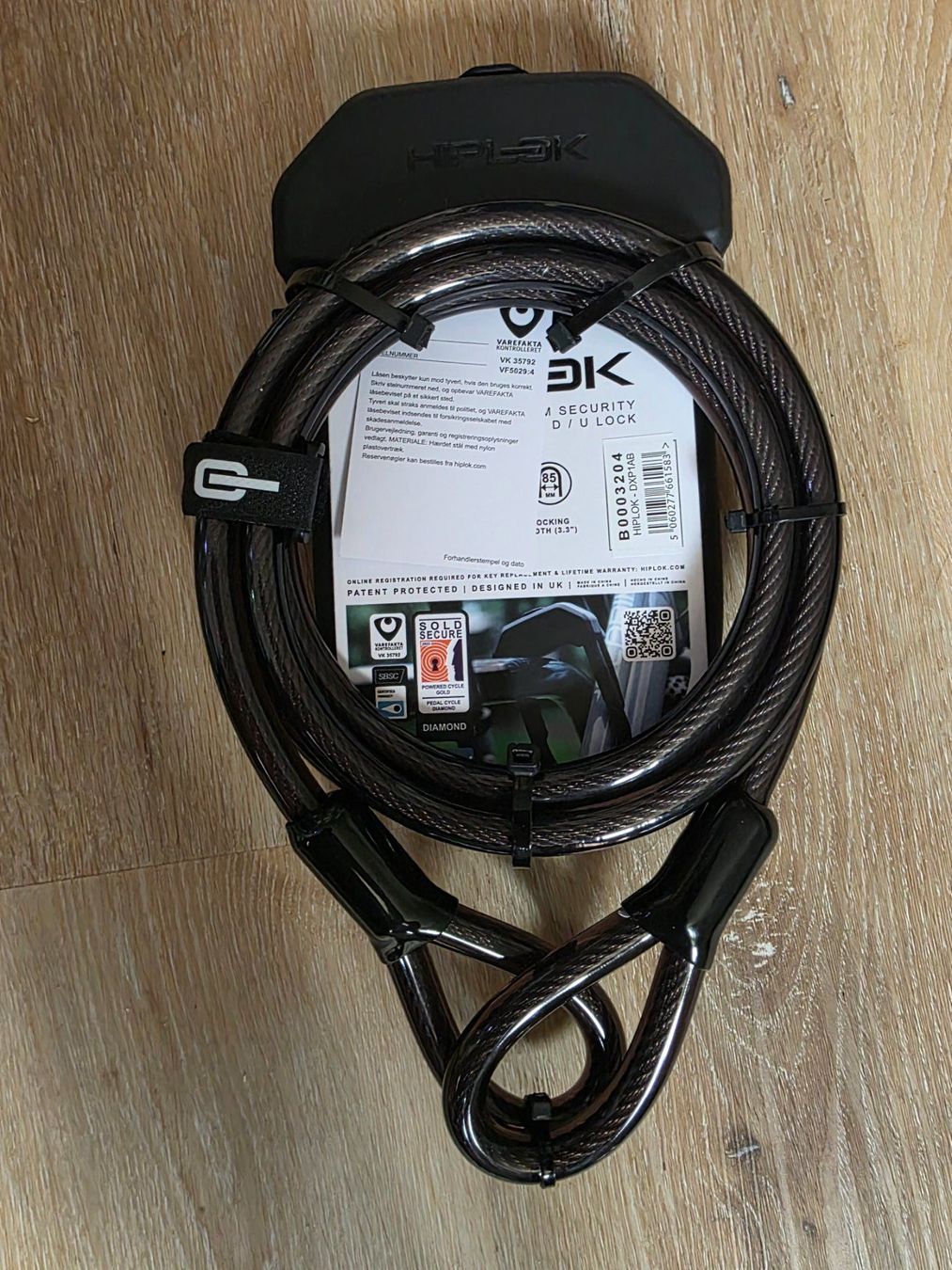 Lucchetti: Hiplok DX Maximum Security D/U-Lock inkl. 2 m Stahlkabel – Usato da Otelfingen venduto da igood 1
