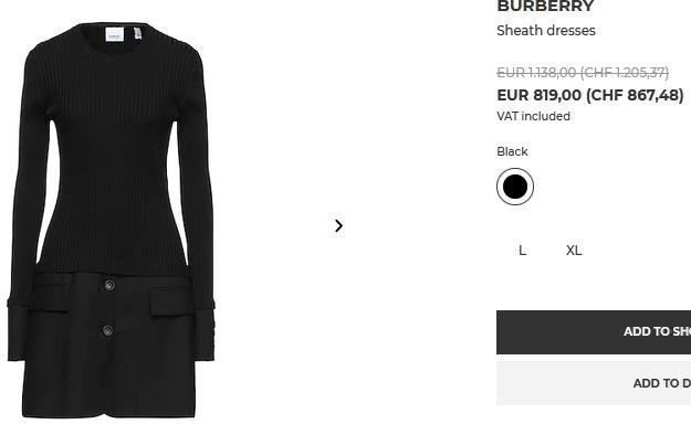 Burberry Vestiti: Kleid / Robe Burberry .M – Usato da Collonges venduto da Auganien 6