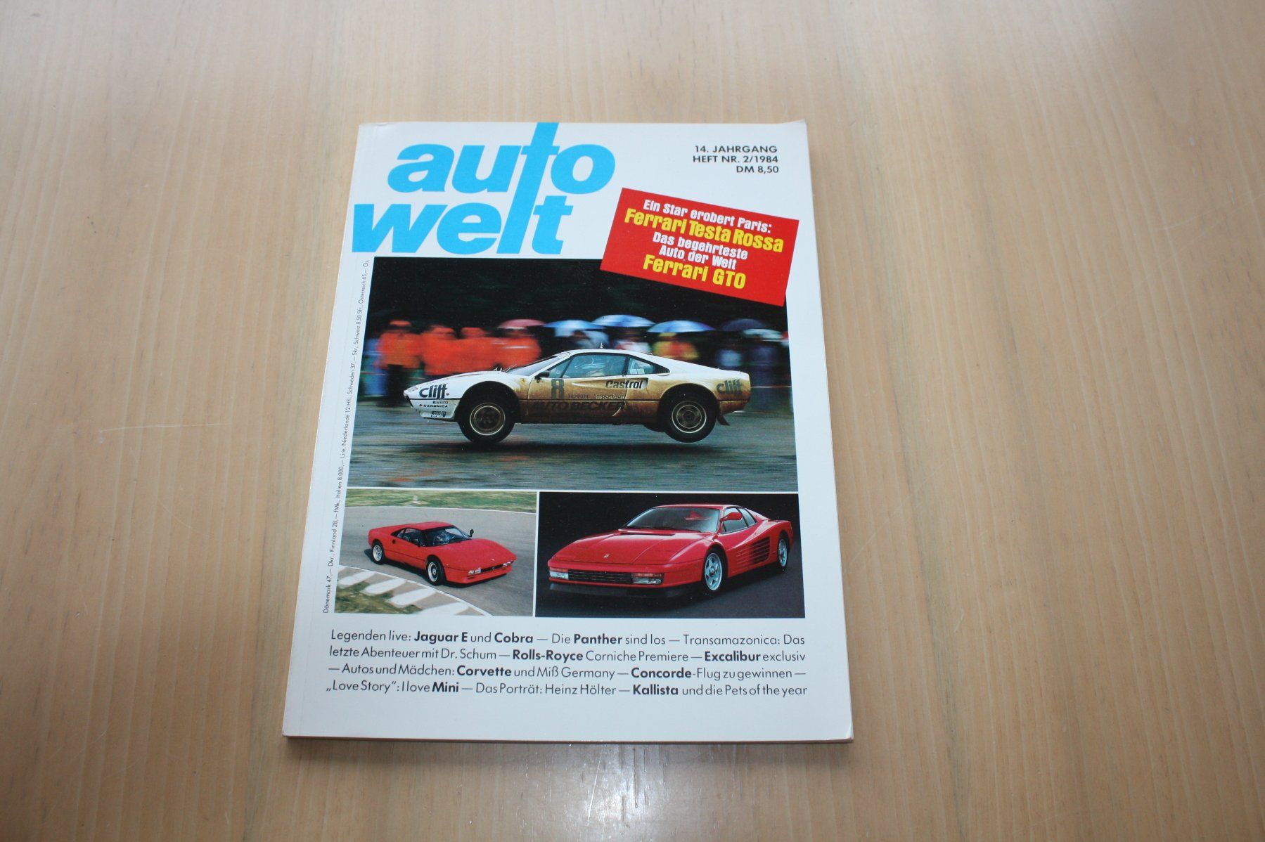 Riviste & Magazine: Auto Welt Heft Nr.14 AUTO Becker 2/1984 – Usato da Wikon venduto da erwin400