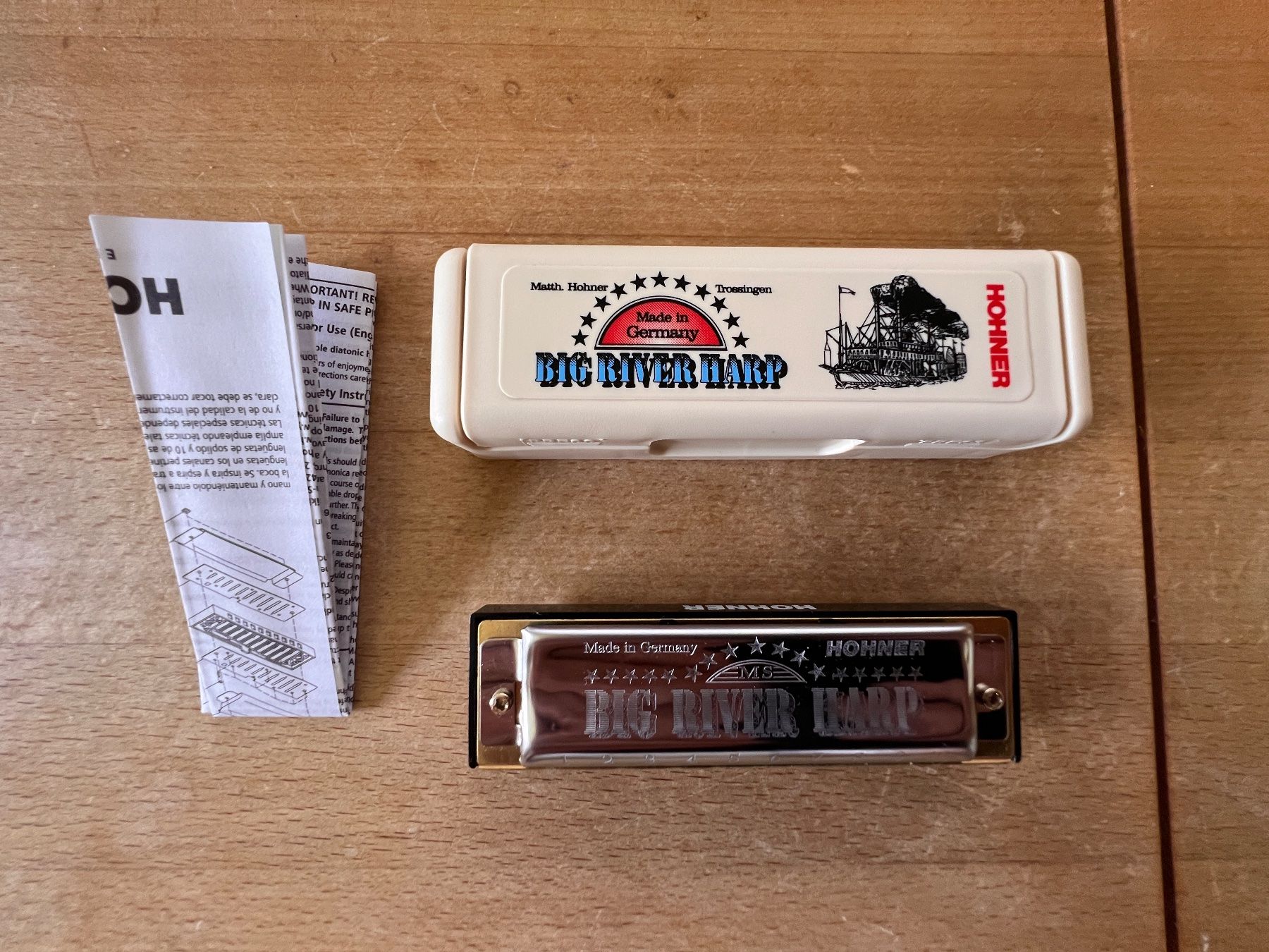 Hohner Musikinstrumente: Hohner Big River Harp Mundharmonika – Gebraucht aus Arlesheim von Haks 3