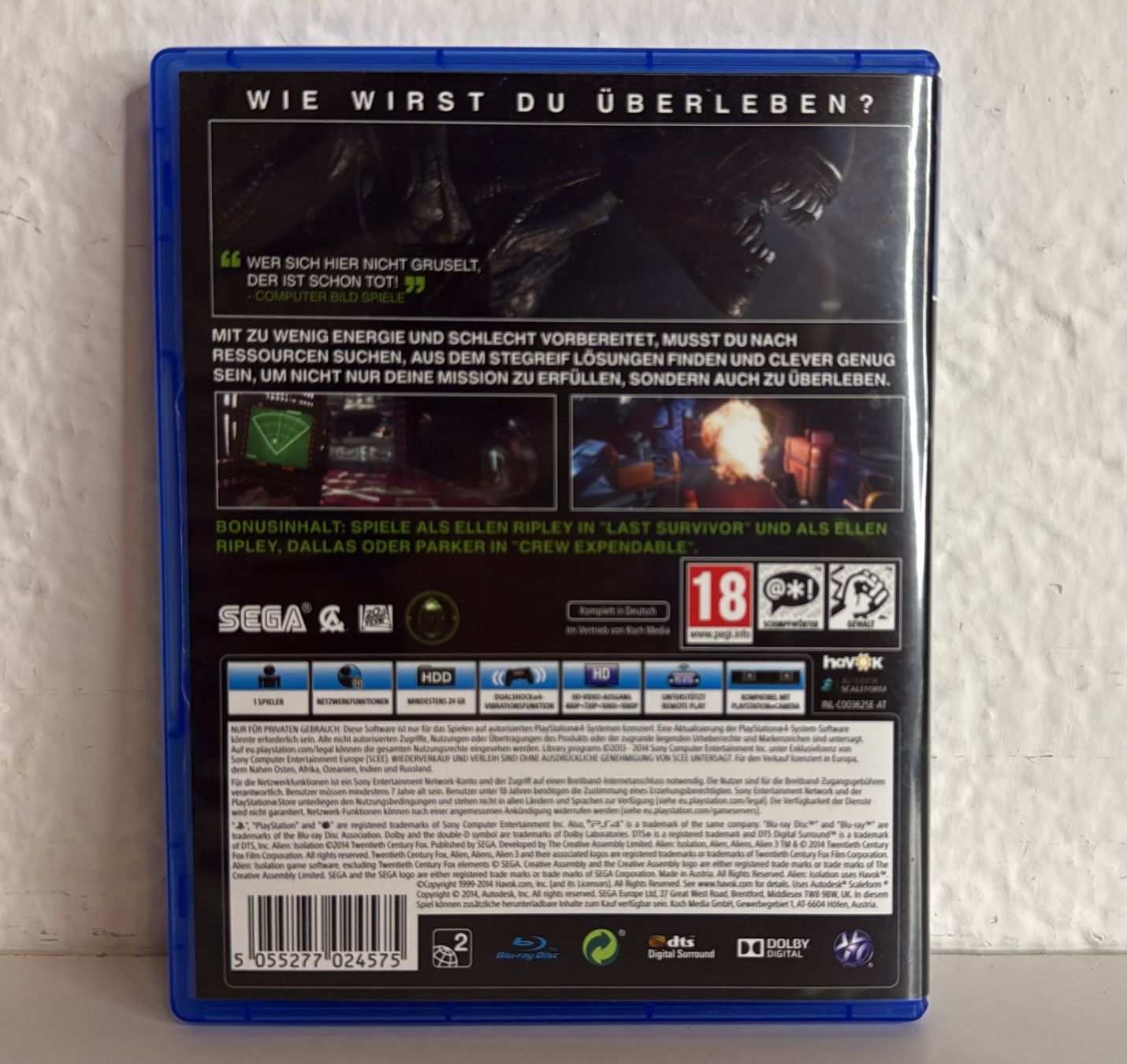 Giochi: Spiel Alien Isolation Ripley Edition  – Usato da Ehrendingen venduto da lax21 1