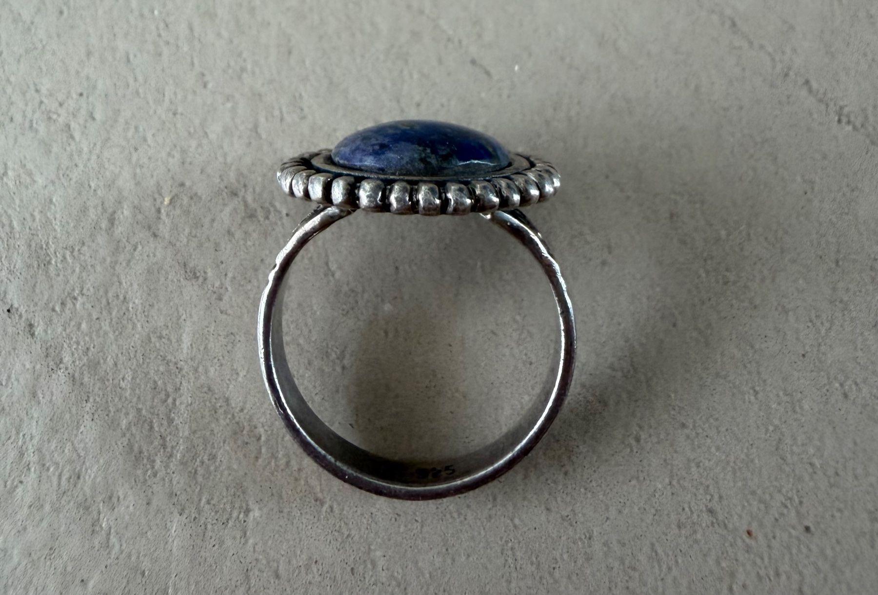 Anelli: 925 Sterlingsilber Ring mit Lapislazuli Stein 💙 – Usato da Zürich venduto da ClosetQueen 6