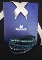 Swarovski Armband Doppelwickler blau Grösse M 