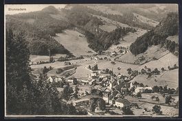 AK Brunnadern, Teilansicht mit Kirche