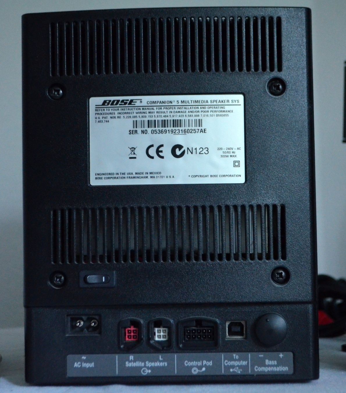 Bose Casse acustiche: Bose Companion 5 Multimedia Speaker System – Usato da Collonges venduto da arashee 6