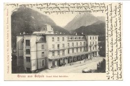 Gruss aus Schuls - Engadin (GR) Grand Hôtel Belvédère - 1901