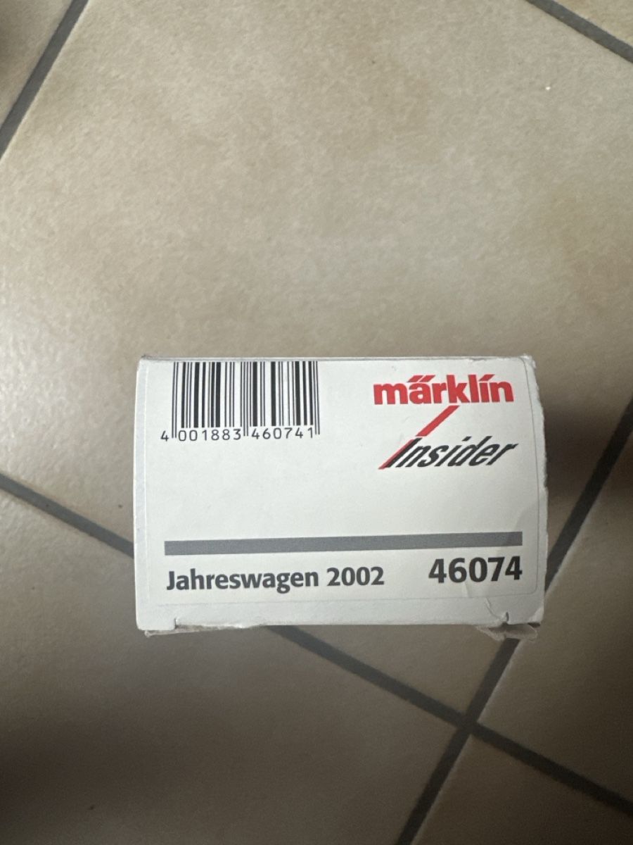 Märklin Modellini di ferrovie: Märklin HO Jahreswagen 2002 – Usato da Bad Ragaz venduto da Nikis_Markt 1