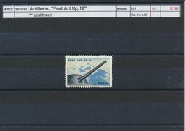 1939/45 Artillerie, "Fest. Art .Kp. 16", ** postfrisch