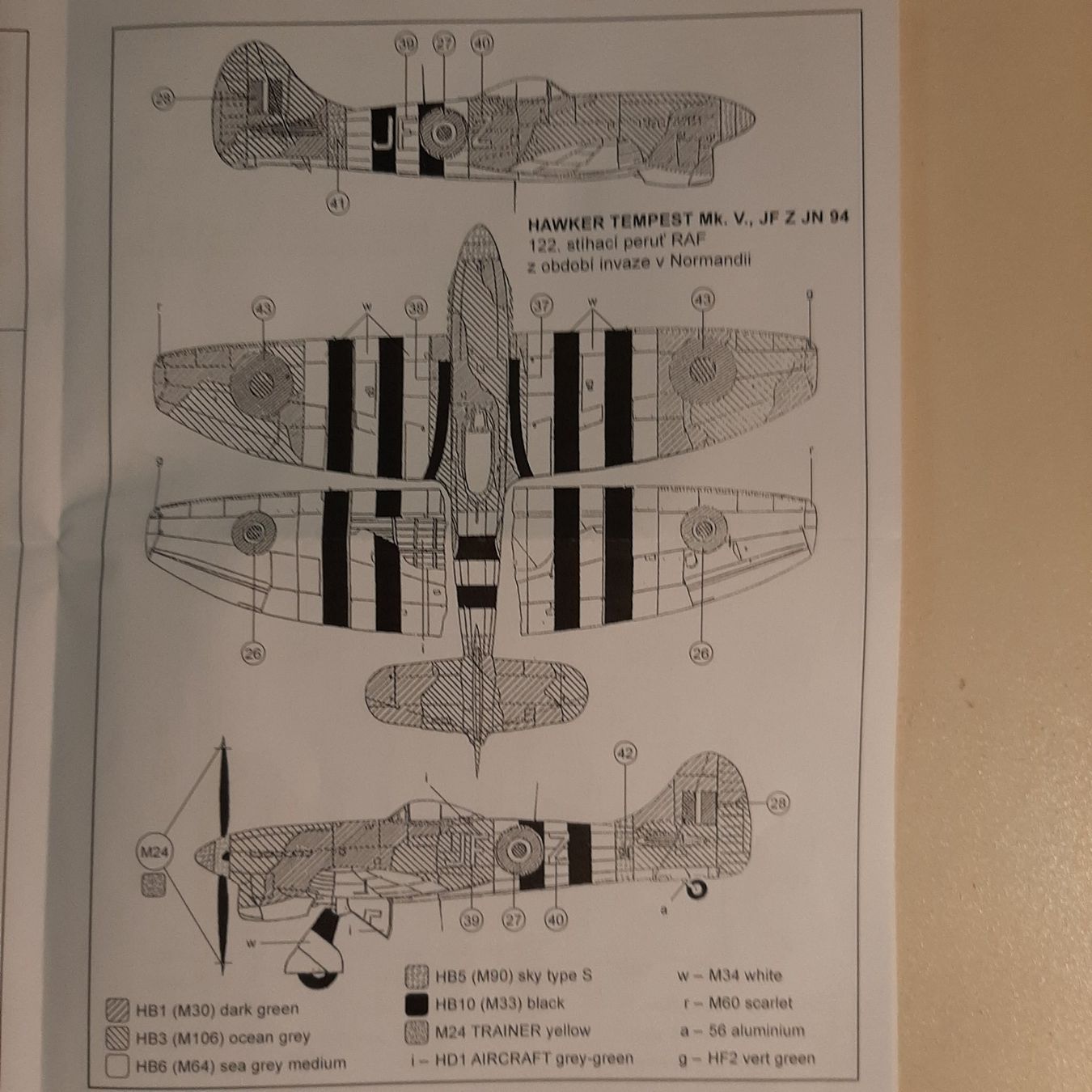 Kit di modellismo & Modellini statici: 590 ... Hawker Tempest Mk V ... SMER 0888 Hi-Tech – Nuovo (secondo la descrizione) da Bonstetten venduto da Benibanny59 2