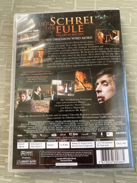 Tutti i DVDs: DVD Der Schrei der Eule, aus Obsession wird Mord FSK ab 12. – Usato da Diessenhofen venduto da Albin00 2