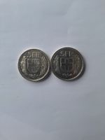 monnaies de 5 CHF en argent de 1954