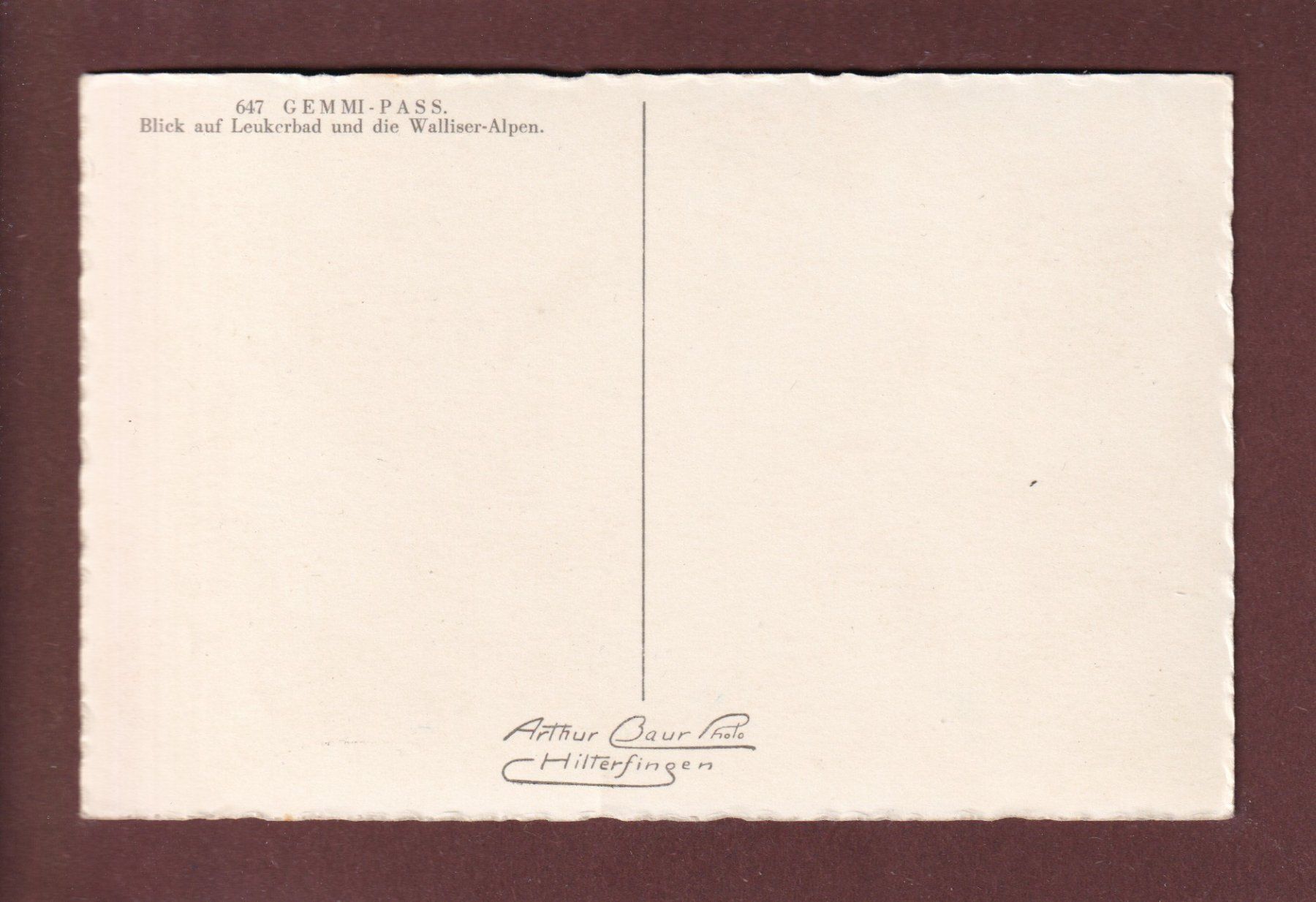 Cartoline postali: GEMMI-PASS - Blick auf Leukerbad – Usato da Pully venduto da nicecards 1