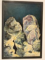 Erwin Stählin 1968 (1901-1970) Kristall Gemälde signiert Nr5