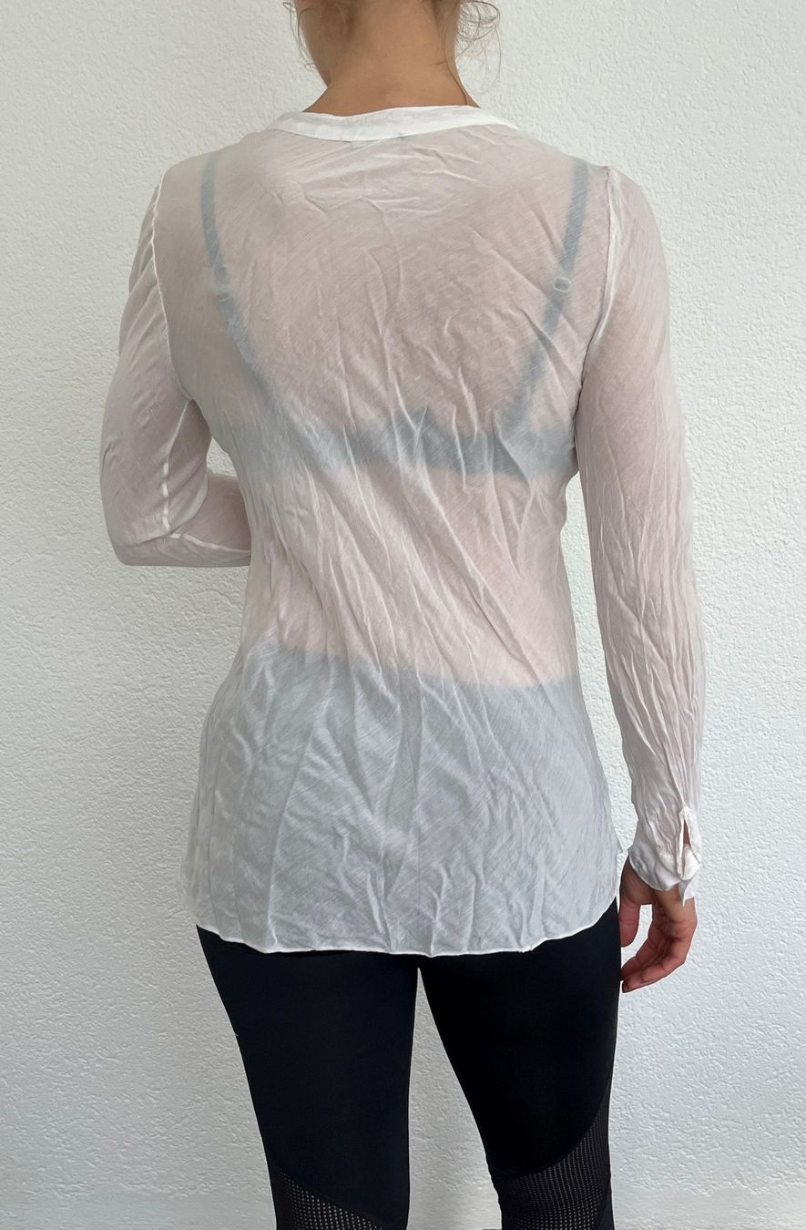 T-Shirts: Bluse Shirt weiss - Gr. S – Gebraucht aus Affoltern am Albis von Blackrhythm 3