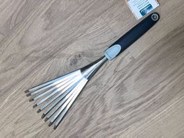 Gardeline Handrechen mit 9 Zinken - Ideal für Herbst!