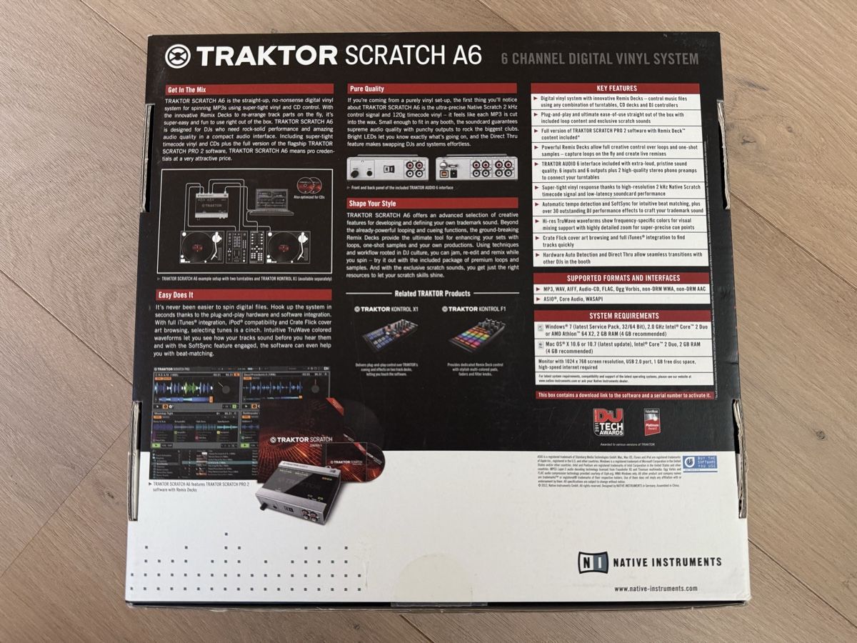 Traktor Attrezzatura per studi di registrazione: Native Instruments Traktor Scratch A6 – Komplett-Set inkl. L – Usato da Zürich venduto da gue_cfb6 4