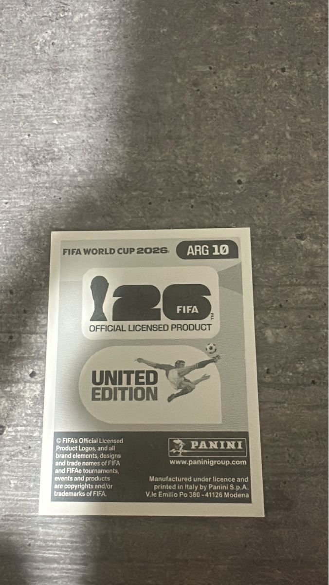 Panini Carte collezionabili: ARG 10 , FIFA WORLD CUP 2026 PANINI  – Nuovo (secondo la descrizione) da Frauenfeld venduto da 1PegPeg1 1