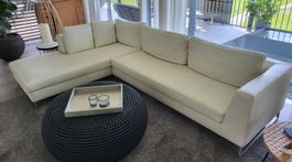Desing-Polstergruppe aus Leder