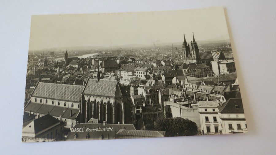 Cartoline postali: Basel Generalansicht 1924 – Usato da Jona venduto da centumprata