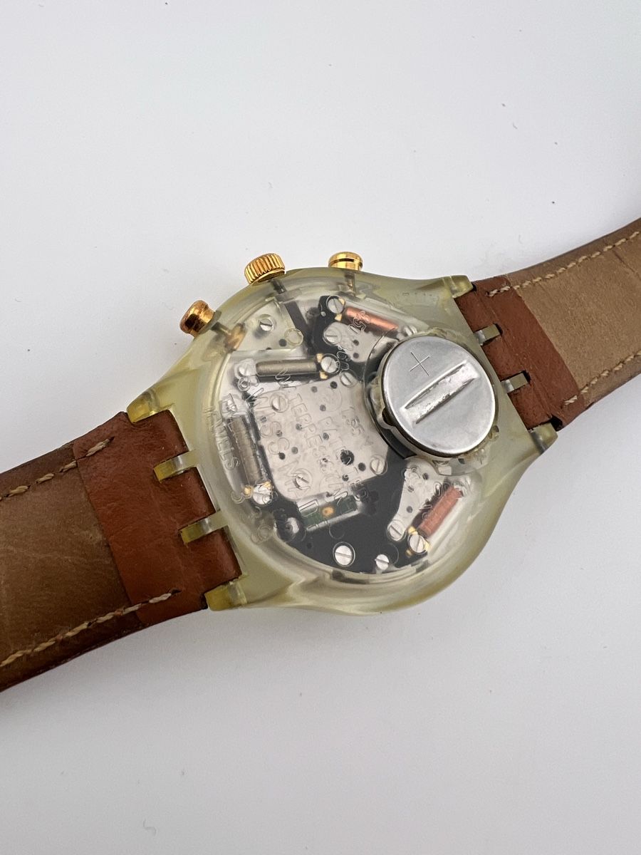 Swatch Orologi: Swatch chronographe SCN107 honneytree 1992 – Usato da Biel/Bienne venduto da Olin.ka 4
