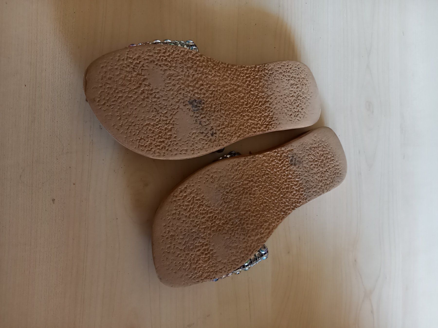 Scarpe per ragazze: Mädchen Sandalen, braunes Leder, Strass , Grösse 32 – Usato da Möhlin venduto da dom_96nf 2