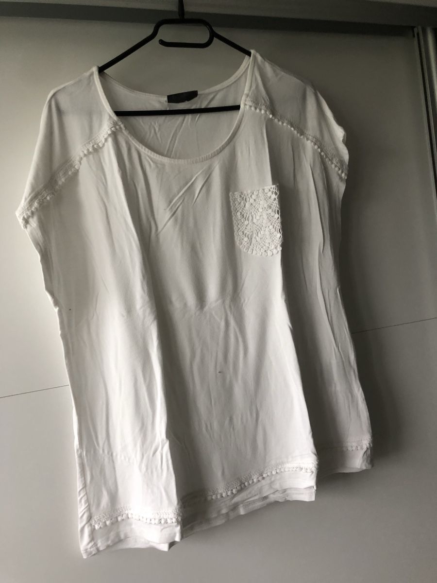 T-shirt: Weisses T-Shirt – Usato da Rüti ZH venduto da Masken