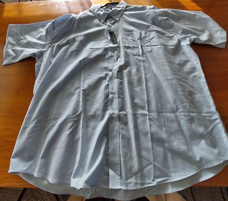 Russell Collection Hemd, hellblau, Gr. 45/46, Neu & OVP