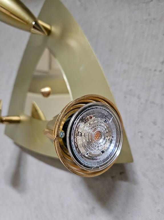 Lampes: 2 gleiche Edle Deckenleuchte/ Gold-Optik-Modernes Design – D'occasion à Winterthur par aerdna07 3