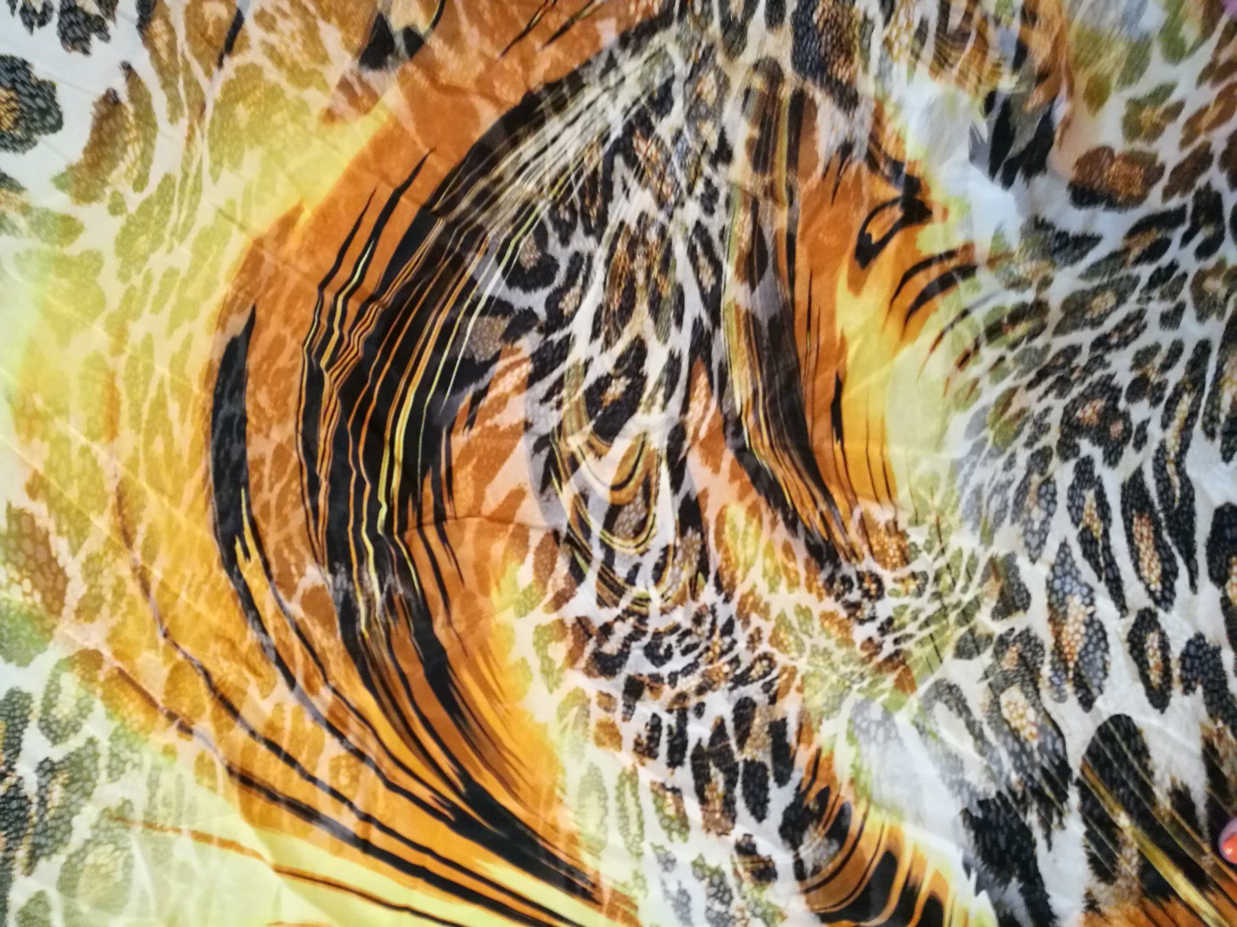 Tessuti: Seide orange gelb Leopard – Nuovo e nell'imballaggio originale da Horn venduto da sonjamenzi 1