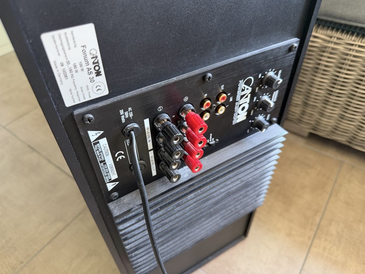 Canton Haut-parleurs: Canton Fonum AS 30 Subwoofer  – D'occasion à Zürich par mic_pwc6 3