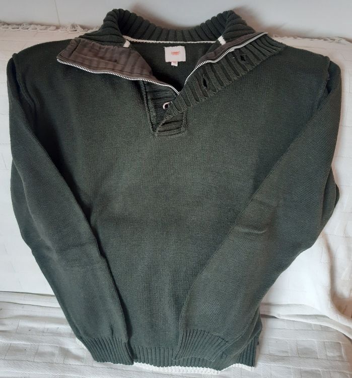 Pulls & Sweat-shirts: 3 Pulli's grau,beige und grün – D'occasion à Detligen par fre_j5jy 4