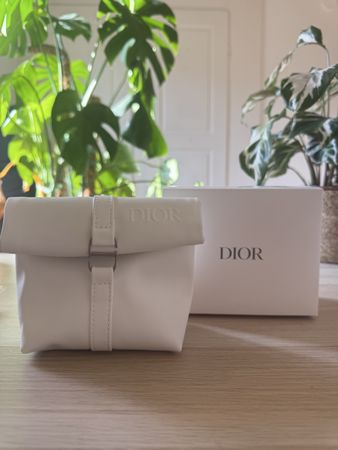 Dior White Pouch