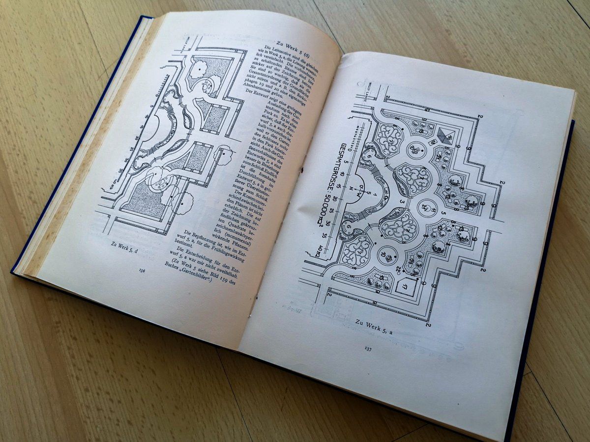 Libri: Gartenpläne - Willy Lange 1927 – Usato da Sargans venduto da Botanico 4