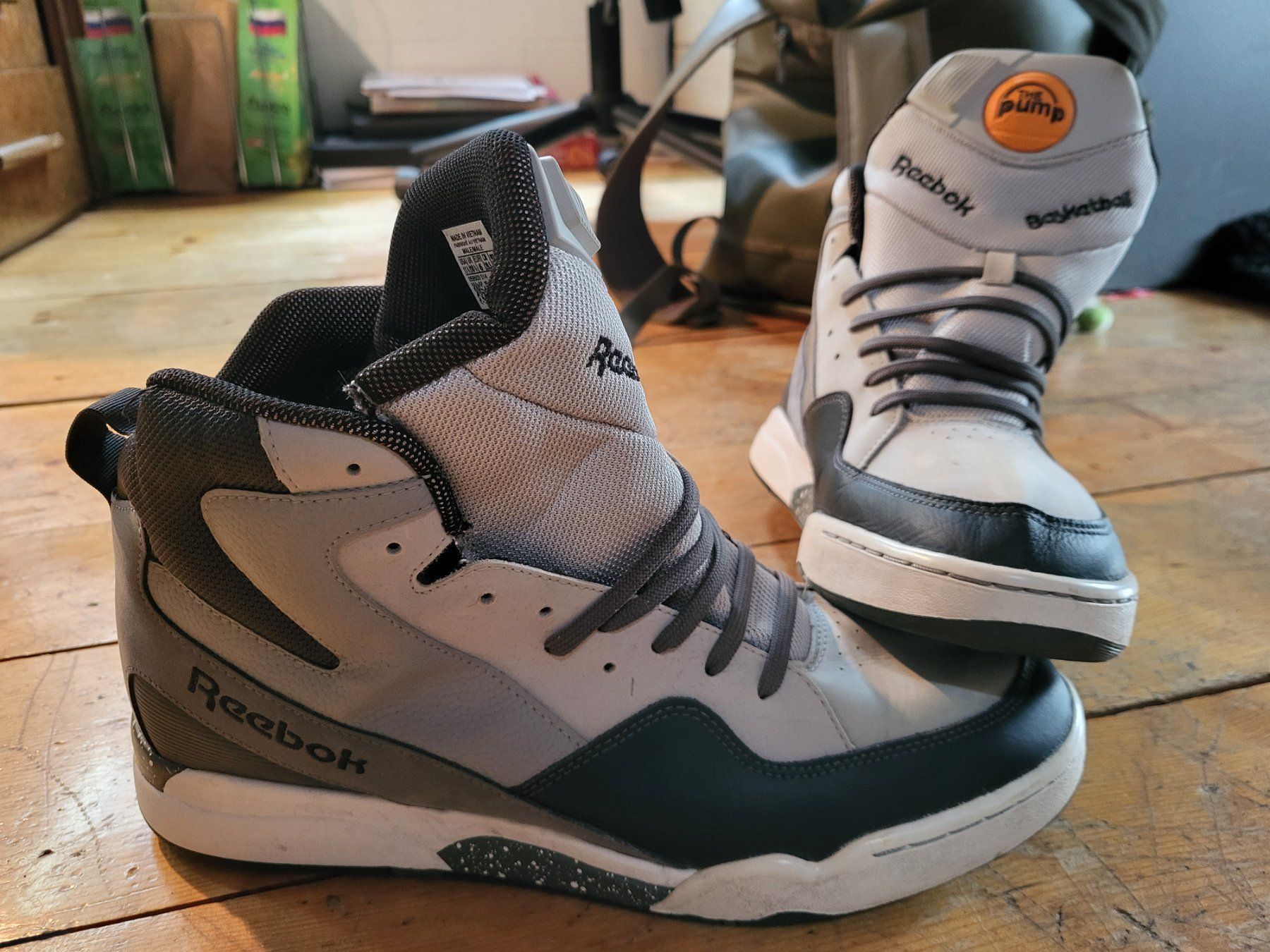 Scarpe da uomo: Reebok Pump Basketball, vintage, taille 45 – Usato da Movelier venduto da Gwadafab 2