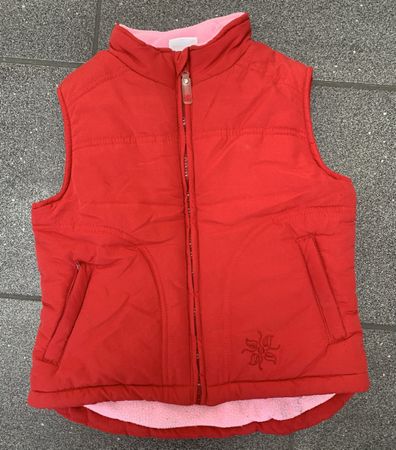 Tolles rotes Gilet Gr. 116