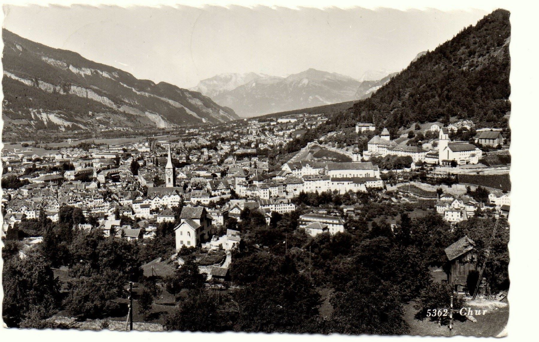 Cartoline postali: CHUR – Usato da Jona venduto da philajona