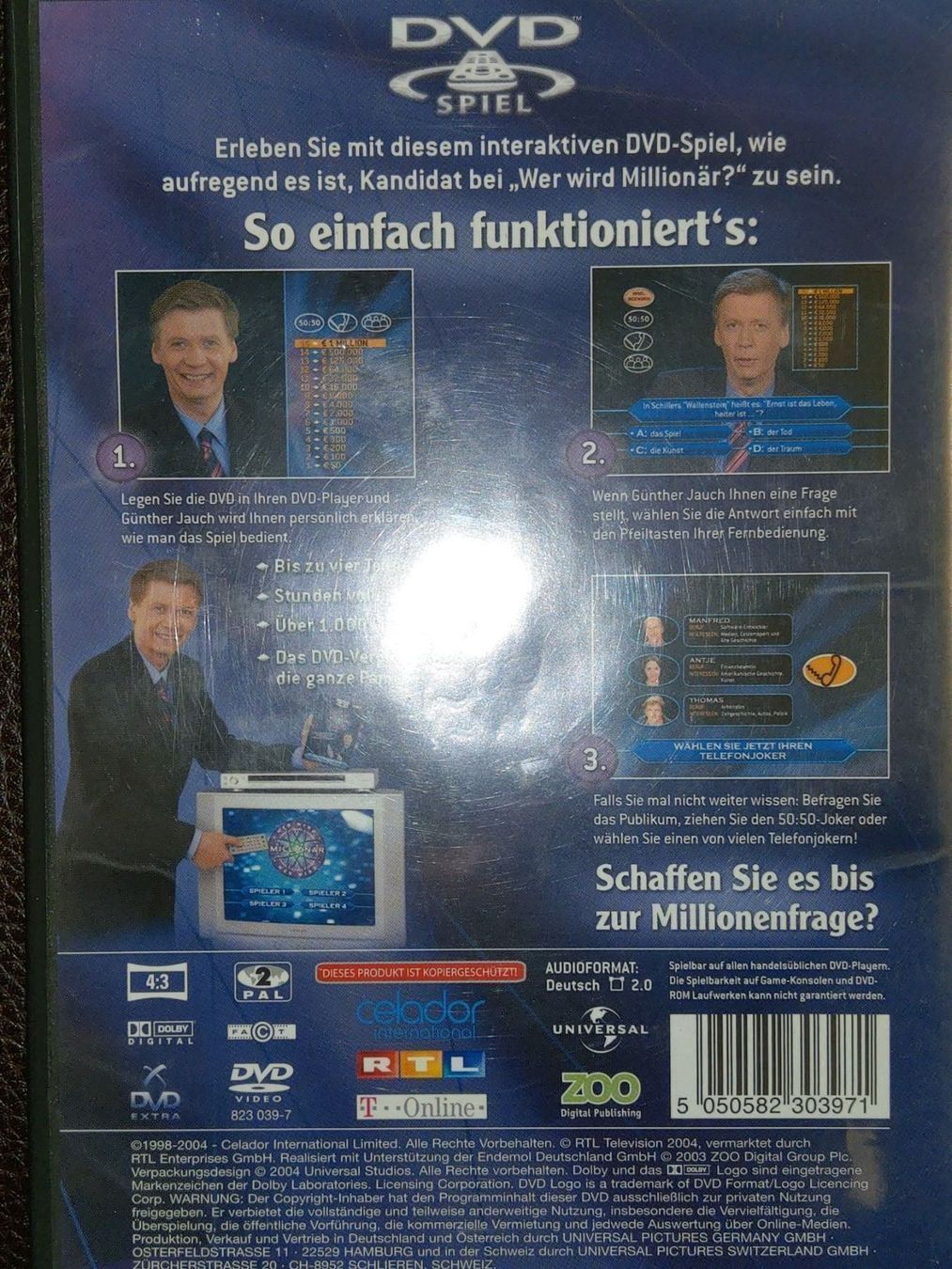 Tutti i DVDs: DVD Spiel - Wer wird Millionär – Usato da Gempenach venduto da LePoudre 2
