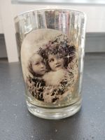 zauberhaftes Windlicht Nostalgie Glas NEU shabby Weihnacht