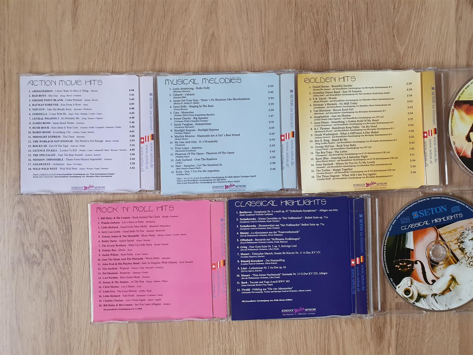 CD: Seton Hits Vol. 1 - 5 (Various / Special Edition) – Usato da Alpnach Dorf venduto da Burnbuster 1