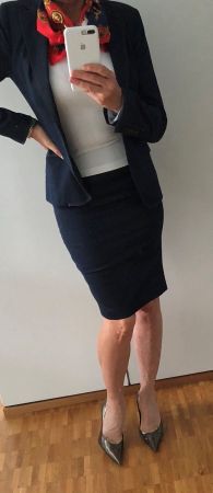 Kostüm Dunkelblau Super SEXY Versandkosten  Gratis